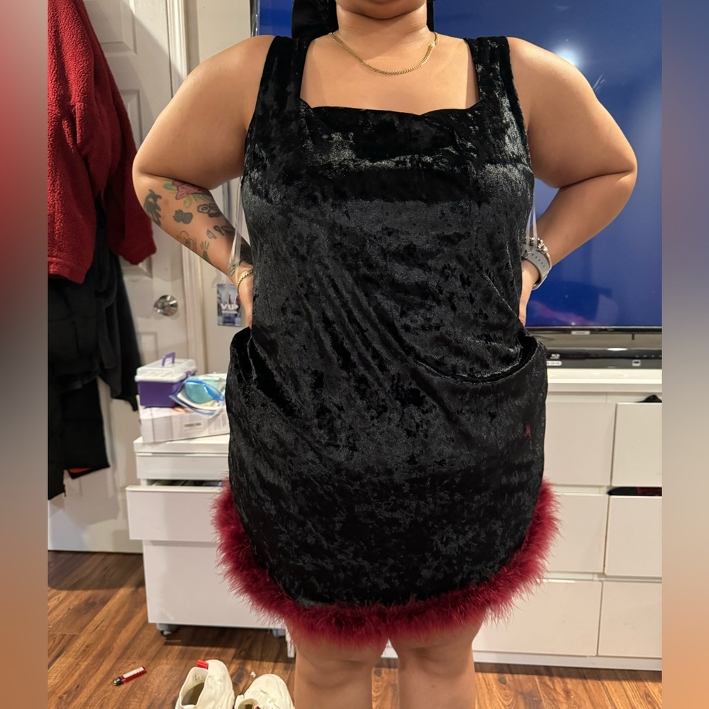 Black Velvet Dress 3XL